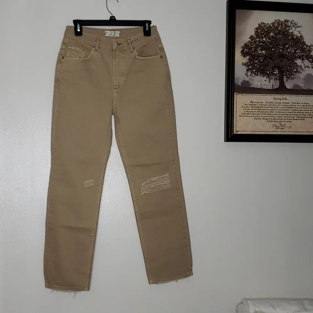 We The Free High Rise Bohemian Jeans Dakota Straight Leg Womens Spring - Picture 2 of 15